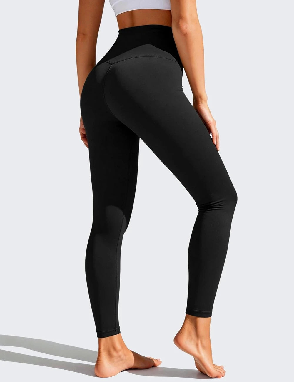Bluemaple High Waisted Leggings for Women - Tummy Control Pants Non See Through Workout Soft Yoga Pants