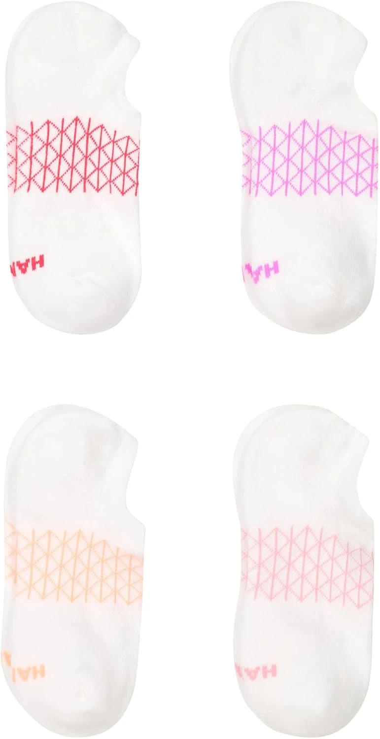 Hanes Women's Socks, 4-pack, Absolute Active Cushioned Moisture-wicking Best Women's Socks, Crew, Ankle and No Show